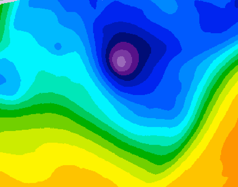 GDPS 500 millibar geopotential height 156 hour forecast chart for Canada based on 2026/03/31 0000Z data