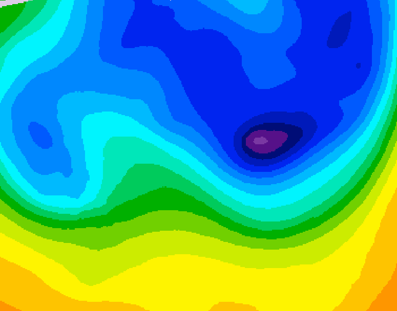 GDPS 500 millibar geopotential height 204 hour forecast chart for Canada based on 2026/03/31 0000Z data