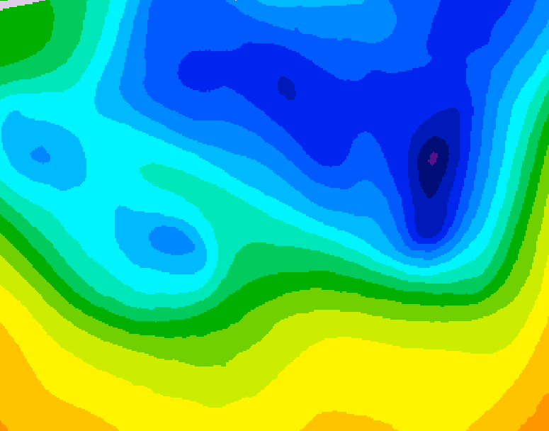GDPS 500 millibar geopotential height 228 hour forecast chart for Canada based on 2026/03/31 0000Z data