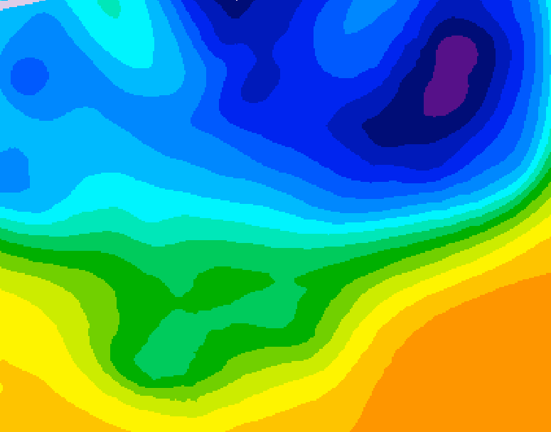 GDPS 500 millibar geopotential height 066 hour forecast chart for Canada based on 2026/03/31 1200Z data