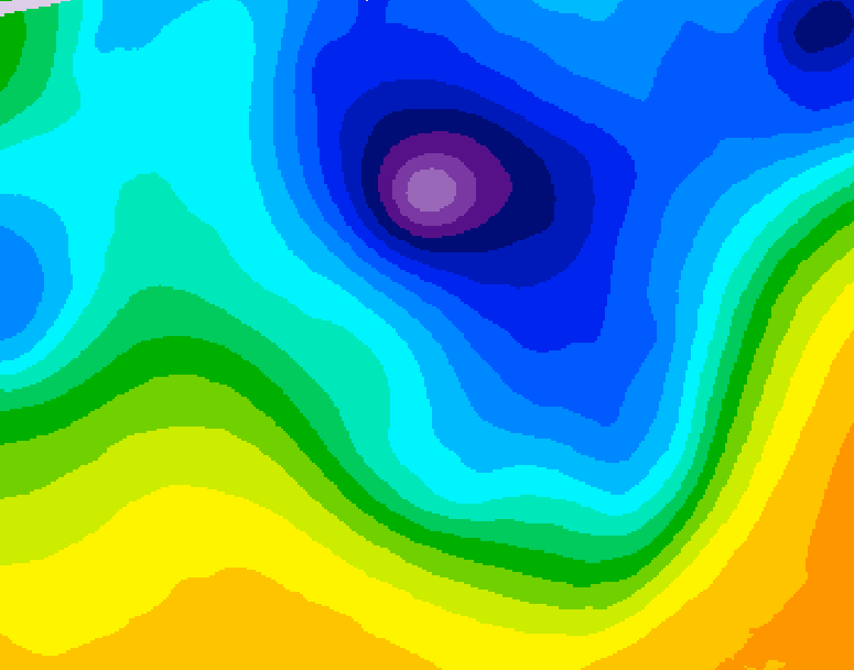 GDPS 500 millibar geopotential height 144 hour forecast chart for Canada based on 2026/03/31 1200Z data