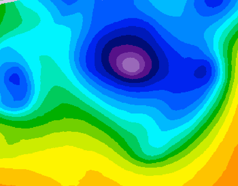 GDPS 500 millibar geopotential height 168 hour forecast chart for Canada based on 2026/03/31 1200Z data