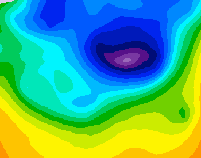 GDPS 500 millibar geopotential height 228 hour forecast chart for Canada based on 2026/03/31 1200Z data