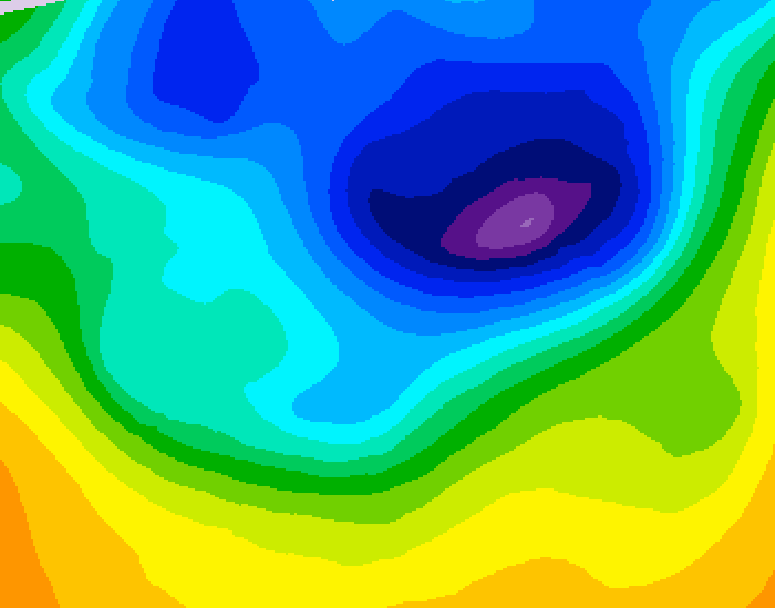 GDPS 500 millibar geopotential height 234 hour forecast chart for Canada based on 2026/03/31 1200Z data