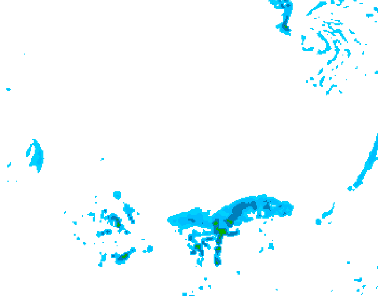 GDPS precipitation 072 hour forecast chart for Canada based on 2026/03/31 0000Z data