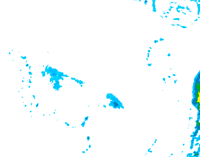 GDPS precipitation 228 hour forecast chart for Canada based on 2026/03/31 0000Z data