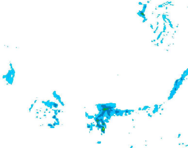 GDPS precipitation 054 hour forecast chart for Canada based on 2026/03/31 1200Z data