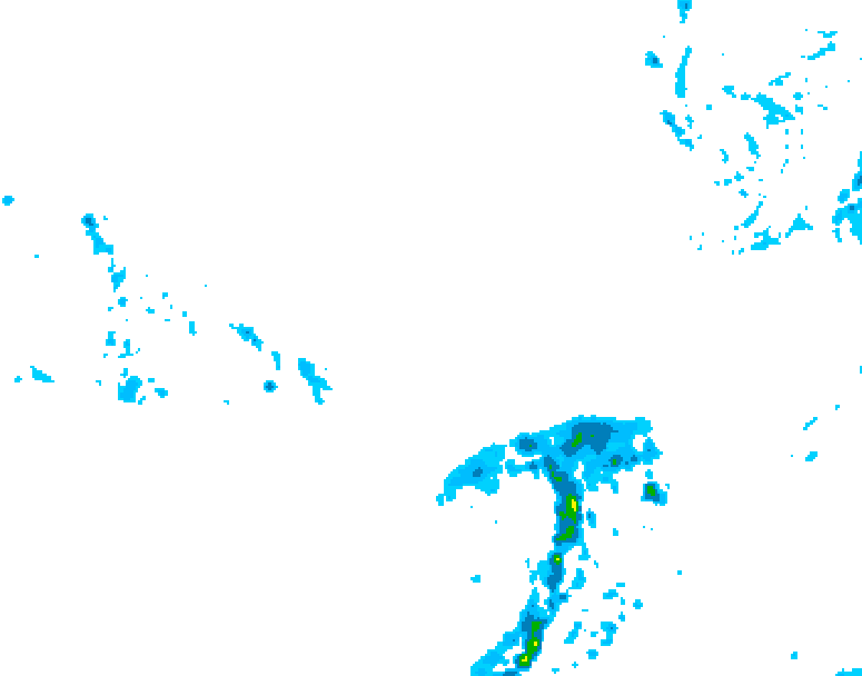 GDPS precipitation 108 hour forecast chart for Canada based on 2026/03/31 1200Z data