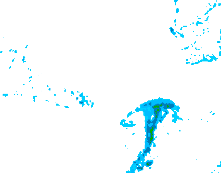 GDPS precipitation 114 hour forecast chart for Canada based on 2026/03/31 1200Z data