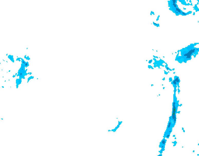GDPS precipitation 150 hour forecast chart for Canada based on 2026/03/31 1200Z data