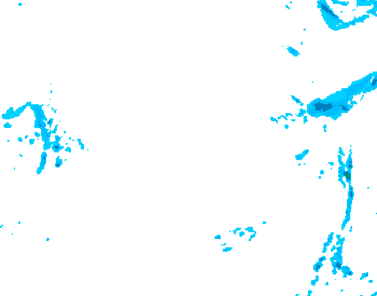 GDPS precipitation 156 hour forecast chart for Canada based on 2026/03/31 1200Z data