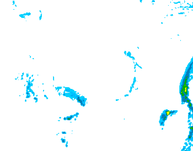 GDPS precipitation 210 hour forecast chart for Canada based on 2026/03/31 1200Z data