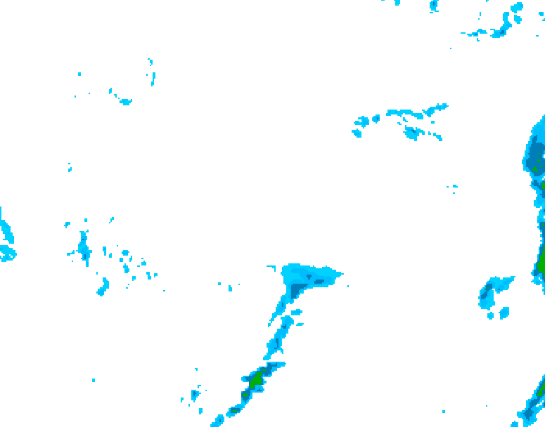 GDPS precipitation 228 hour forecast chart for Canada based on 2026/03/31 1200Z data