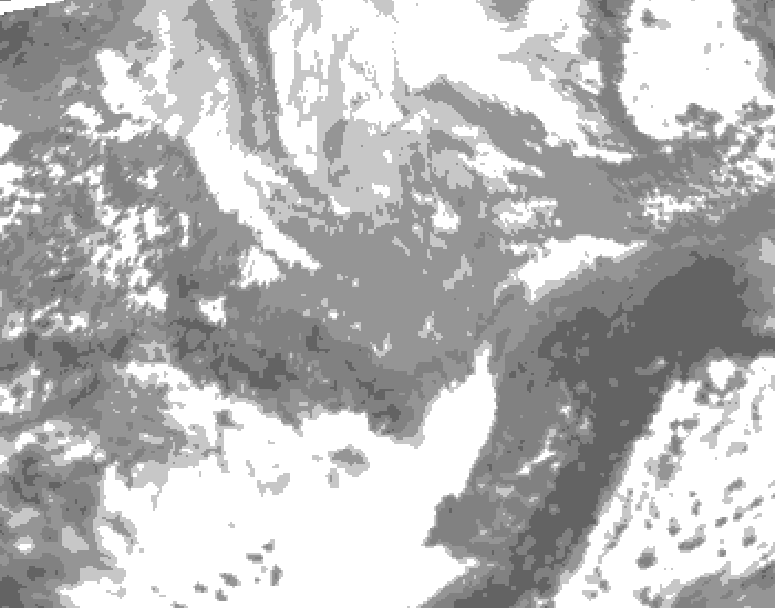 GDPS total cloud 144 hour forecast chart for Canada based on 2026/03/31 0000Z data