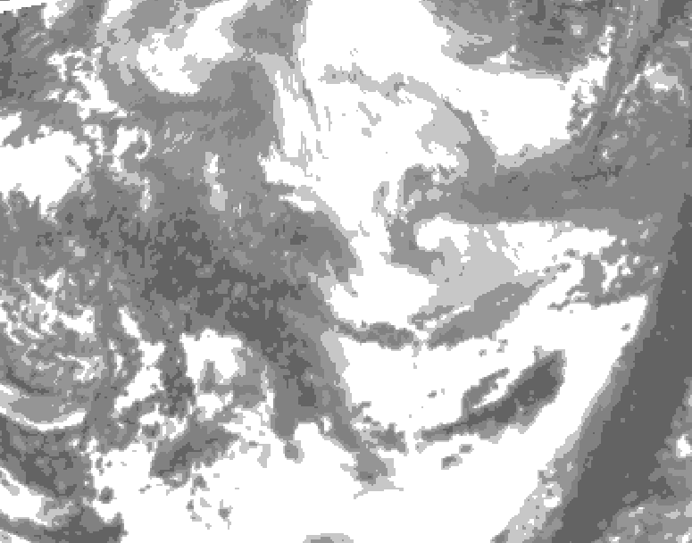 GDPS total cloud 204 hour forecast chart for Canada based on 2026/03/31 0000Z data