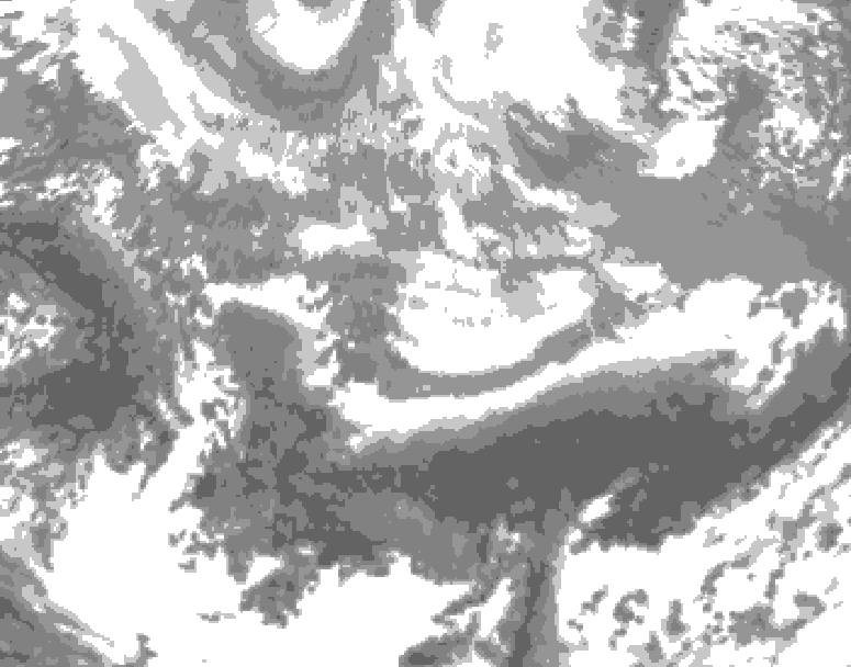GDPS total cloud 066 hour forecast chart for Canada based on 2026/03/31 1200Z data