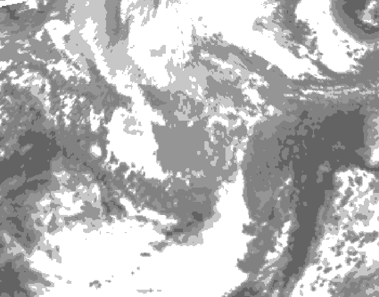 GDPS total cloud 138 hour forecast chart for Canada based on 2026/03/31 1200Z data