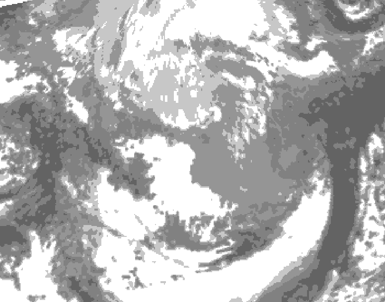GDPS total cloud 156 hour forecast chart for Canada based on 2026/03/31 1200Z data