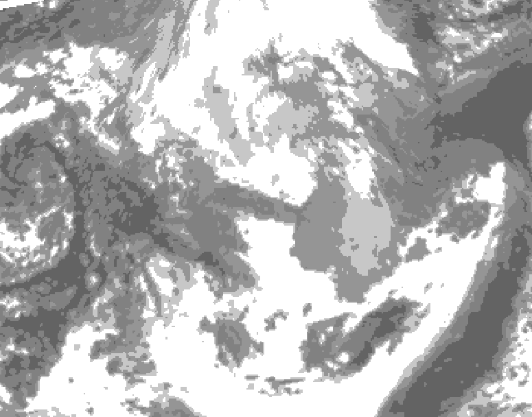 GDPS total cloud 168 hour forecast chart for Canada based on 2026/03/31 1200Z data