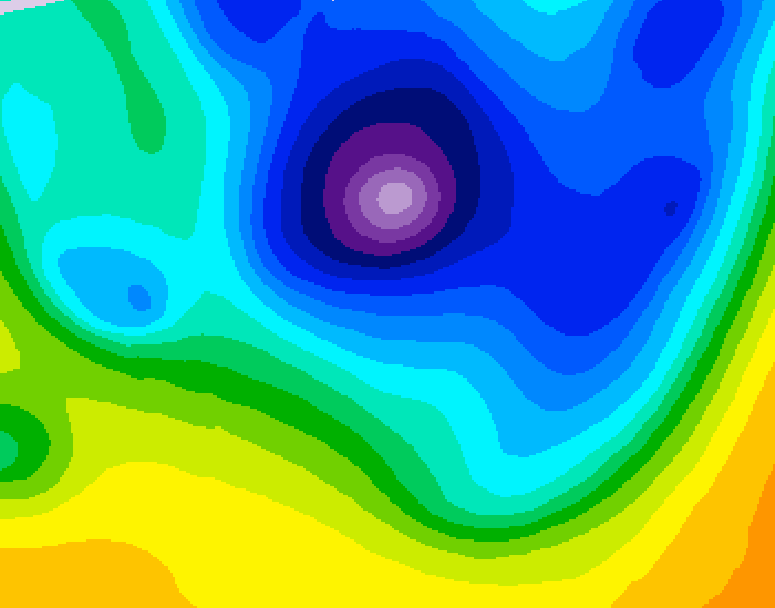 GDPS 500 millibar geopotential height 156 hour forecast chart for Canada based on 2026/04/01 0000Z data