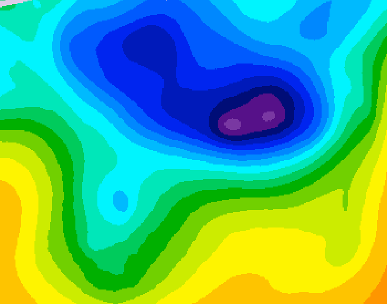 GDPS 500 millibar geopotential height 216 hour forecast chart for Canada based on 2026/04/01 0000Z data