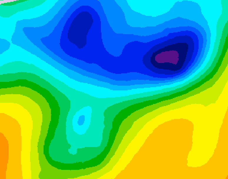 GDPS 500 millibar geopotential height 234 hour forecast chart for Canada based on 2026/04/01 0000Z data