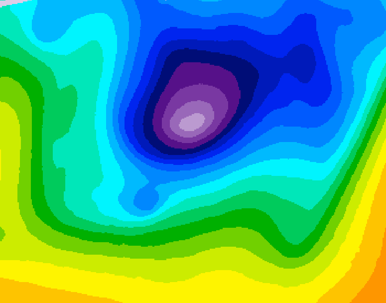 GDPS 500 millibar geopotential height 168 hour forecast chart for Canada based on 2026/04/01 1200Z data