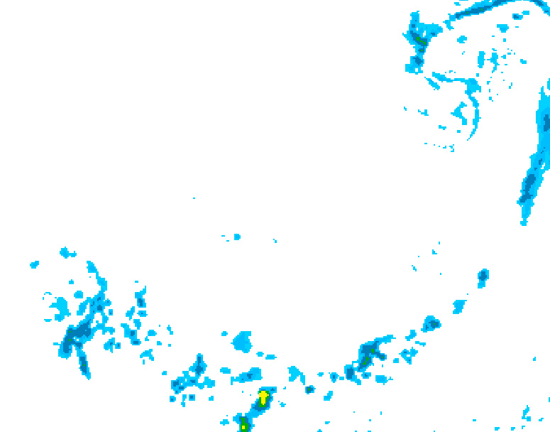 GDPS precipitation 024 hour forecast chart for Canada based on 2026/04/01 0000Z data