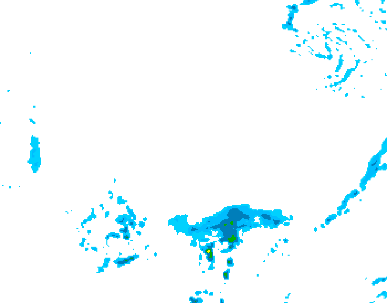 GDPS precipitation 048 hour forecast chart for Canada based on 2026/04/01 0000Z data