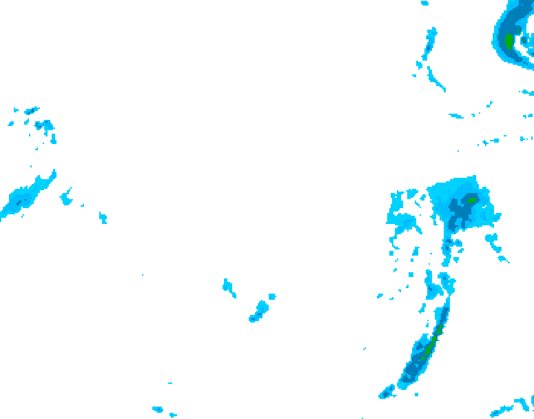 GDPS precipitation 120 hour forecast chart for Canada based on 2026/04/01 0000Z data