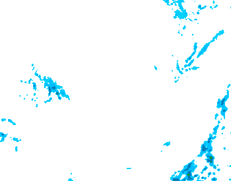 GDPS precipitation 156 hour forecast chart for Canada based on 2026/04/01 0000Z data