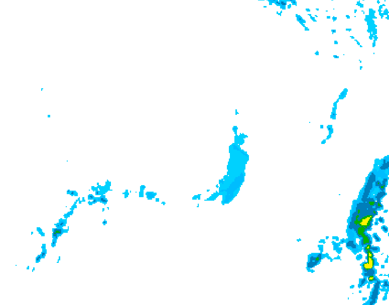 GDPS precipitation 180 hour forecast chart for Canada based on 2026/04/01 0000Z data