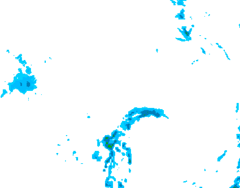 GDPS precipitation 228 hour forecast chart for Canada based on 2026/04/01 0000Z data