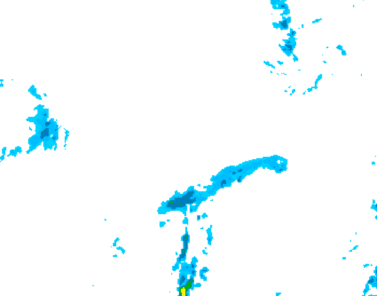 GDPS precipitation 234 hour forecast chart for Canada based on 2026/04/01 0000Z data