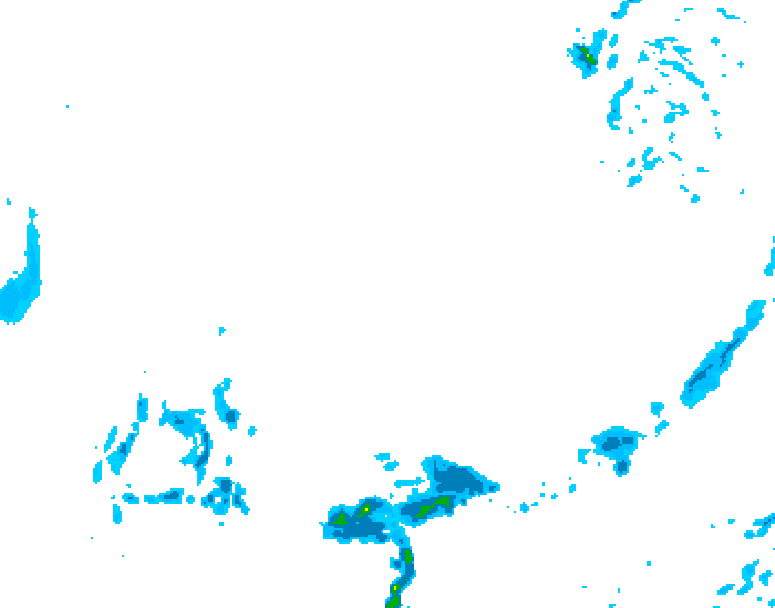GDPS precipitation 024 hour forecast chart for Canada based on 2026/04/01 1200Z data