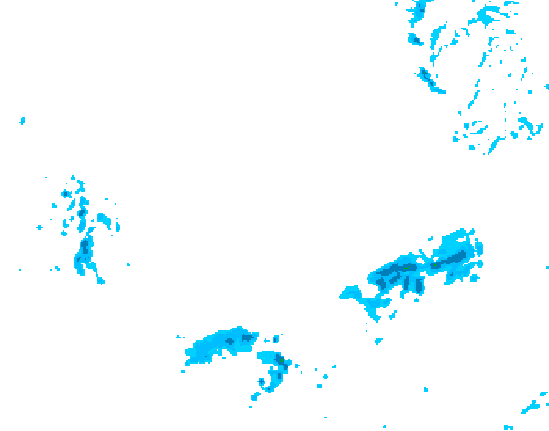 GDPS precipitation 054 hour forecast chart for Canada based on 2026/04/01 1200Z data