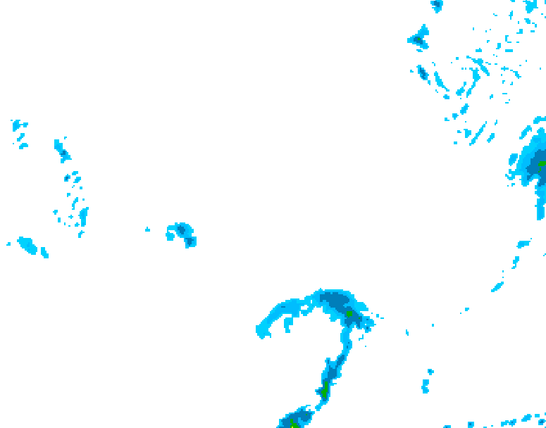 GDPS precipitation 078 hour forecast chart for Canada based on 2026/04/01 1200Z data