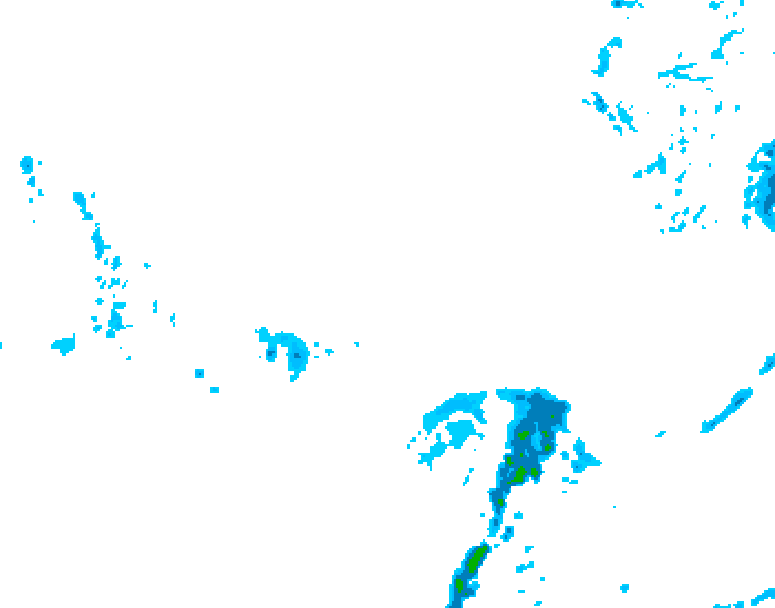 GDPS precipitation 084 hour forecast chart for Canada based on 2026/04/01 1200Z data
