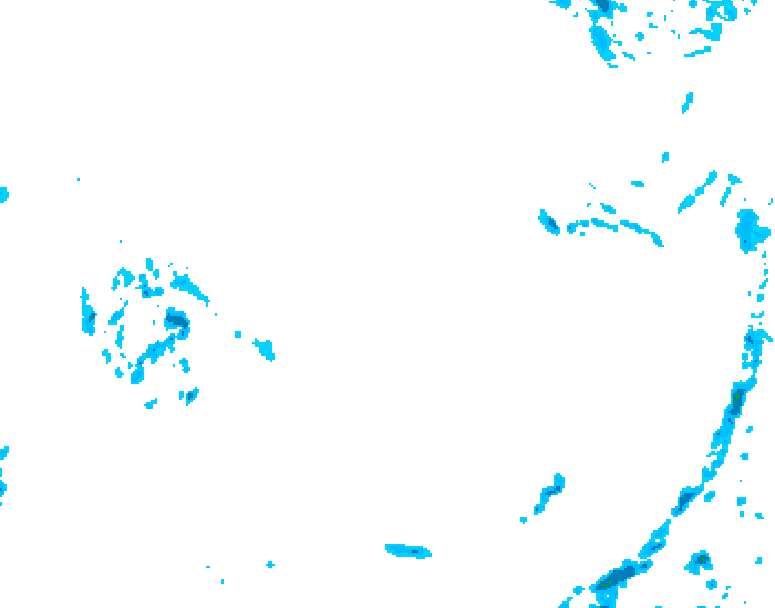 GDPS precipitation 138 hour forecast chart for Canada based on 2026/04/01 1200Z data