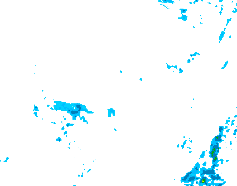GDPS precipitation 156 hour forecast chart for Canada based on 2026/04/01 1200Z data