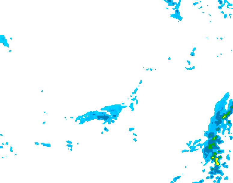 GDPS precipitation 168 hour forecast chart for Canada based on 2026/04/01 1200Z data