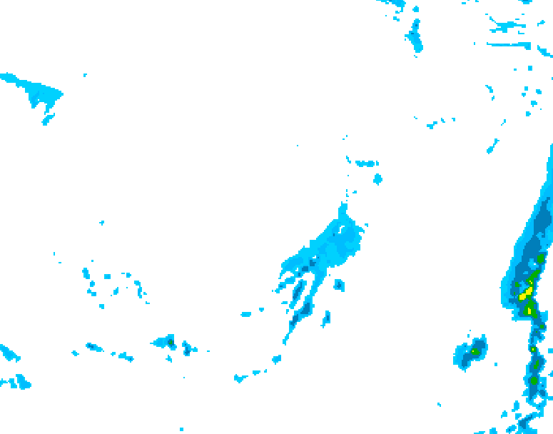 GDPS precipitation 180 hour forecast chart for Canada based on 2026/04/01 1200Z data
