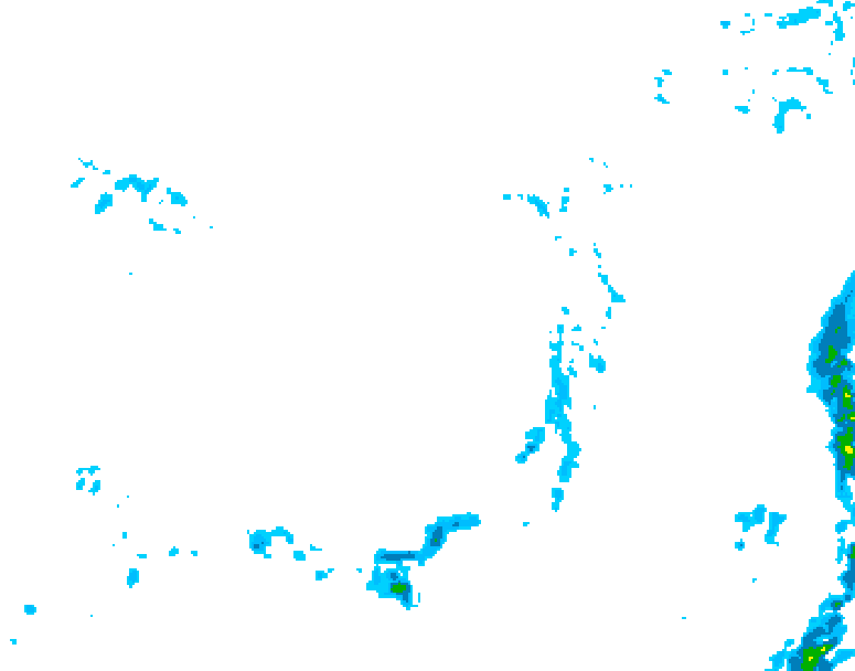 GDPS precipitation 192 hour forecast chart for Canada based on 2026/04/01 1200Z data