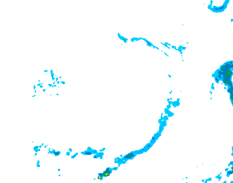 GDPS precipitation 210 hour forecast chart for Canada based on 2026/04/01 1200Z data