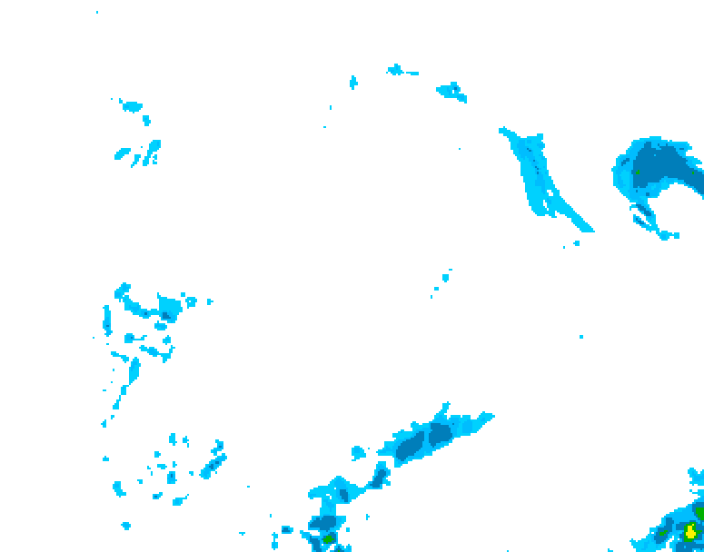 GDPS precipitation 228 hour forecast chart for Canada based on 2026/04/01 1200Z data
