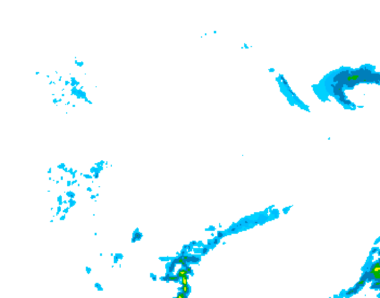 GDPS precipitation 234 hour forecast chart for Canada based on 2026/04/01 1200Z data
