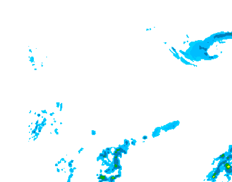 GDPS precipitation 240 hour forecast chart for Canada based on 2026/04/01 1200Z data