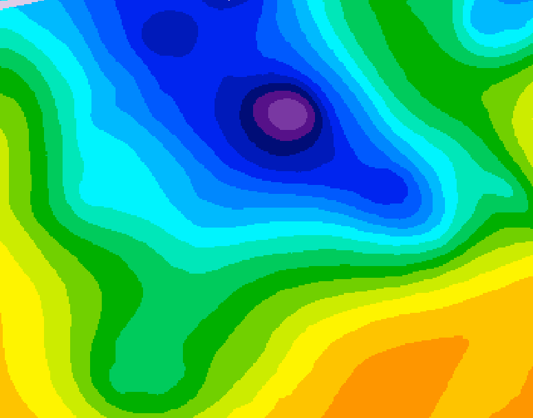 GDPS 500 millibar geopotential height 210 hour forecast chart for Canada based on 2026/04/02 0000Z data
