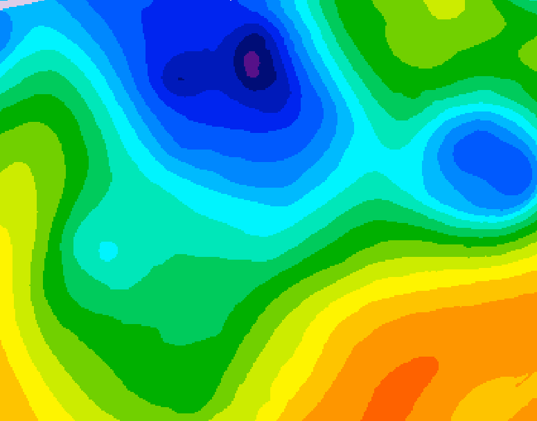 GDPS 500 millibar geopotential height 234 hour forecast chart for Canada based on 2026/04/02 0000Z data