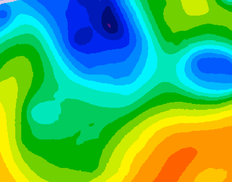 GDPS 500 millibar geopotential height 240 hour forecast chart for Canada based on 2026/04/02 0000Z data